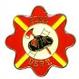Fire Department Lapel Pin Red Maltese Cross Fireman Fires Chief Hat PIN236 New
