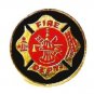 Fire Department Pin Dept Maltese Cross Fireman Hydrant Ladder Hat Lapel Cap Tac