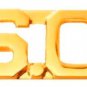 S.O. Collar Pin Set Security Officer Gold Plate 1/2" Cut Out Letters 2518 New