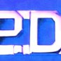 P.D. Collar Pin Set Police Department PD Nickel 3/8" Cut Out Letter 2411 New