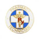 Pharmacy Technician Lapel Pin 2035 RX Caduceus Cross Prestige Medical New