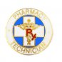 Pharmacy Technician Lapel Pin 2035 RX Caduceus Cross Prestige Medical New