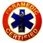 Paramedic Certified Tie Tac Tack Gold Red Blue Star of Life Uniform 62GT New