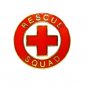 Rescue Squad Pin Collar Device Red Cross EMS Fire Departments EMT Gold 70G2 New