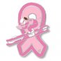 Pink Ribbon Pin Downhill Snow Ski Skiing Breast Cancer Awareness Sports Edition