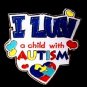 I Luv A Child With Autism Pin Color Puzzle Piece Heart Autistic Awareness Child