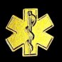 EMT EMS Star of Life Lapel Pin Tac Tack Gold Plated Medical Emblem Pins 5030 New