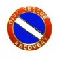 Dive Rescue Recovery Lapel Pin Gold Scuba Diver Flag Diving Team 68G1 M New