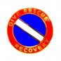 Dive Rescue Recovery Lapel Pin Gold Scuba Diver Flag Diving Team 68G1 M New