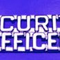Security Officer Collar Pin Set Insignia Nickel Metal Cut Out Letter 2203 New