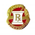 Pharmacist Mortar Pestle RX Pin Professional Gold Plated Medical Emblem 117 New