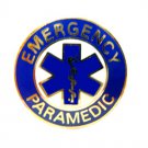 Emergency Paramedic Collar Device Pin Uniforms Gold Blue Star of Life New 63G2