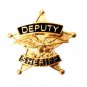 Deputy Sheriff Tie Tac 5 Point Star Eagle Tack Officer Professional Gold P3802G