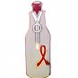 Stroke Victim Red Awareness Ribbon Beer Bottle Koozie Huggie Cover Lapel Pin New