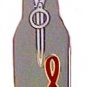 Substance Abuse Red Awareness Ribbon Beer Bottle Koozie Huggie Cover Pin New
