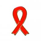Red Awareness Ribbon Lapel Pin Lot of 6 Heart Disease MADD Lymphoma New