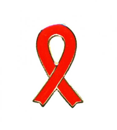 Red Awareness Ribbon Lapel Pin Lot of 6 Heart Disease MADD Lymphoma New