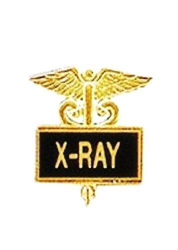X-Ray X Ray Pin Inlaid Framed Caduceus Technician Graduation