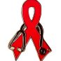 Dysautonomia Awareness Pin Red Ribbon Stethoscope Doctor Nurse