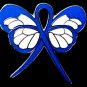 Blue Ribbon Butterfly Pin Dysautonomia Awareness Month is March New