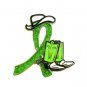Sandhoff Disease Lime Glitter Ribbon Cowgirl Cowboy Western Boots Hat Pin New