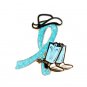 Pro Choice Light Blue Glitter Ribbon Cowgirl Cowboy Western Boots Hat  Pin New