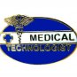 Medical Technologist Pin Caduceus Blue Cross Emblem Swing Arm 118 New