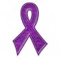 Purple Bling Awareness Ribbon Domestic Violence Pin New