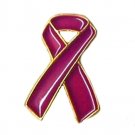 Crohn's Disease Ribbon Fuschia Lapel Pin Tac November Awareness Month New