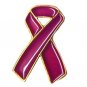 Crohn's Disease Ribbon Fuschia Lapel Pin Tac November Awareness Month New