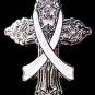 Brain Cancer Lapel Pin Awareness Gray Ribbon Religious Cross Church Lapel Pin New