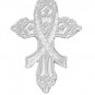 Brain Cancer Lapel Pin Awareness Gray Ribbon Religious Cross Church Lapel Pin New
