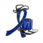 Arthritis Awareness Lapel Pin Blue Glitter Ribbon Cowboy Western Boots Hat