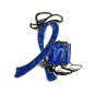 Epstein Barr Virus Pin Blue Glitter Ribbon Cowboy Western Boots Hat