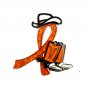 Racial Tolerance Pin Orange Glitter Ribbon Cowboy Western Boots Hat Pin New