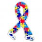 Autism Awareness Lapel Pin Puzzle Ribbon Walking Legs Tac New