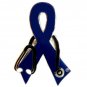 Dysautonomia Awareness Lapel Pin Blue Ribbon Dr Stethoscope