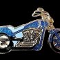 Colon Cancer Blue Ribbon Motorcycle Biker Pin Tac New