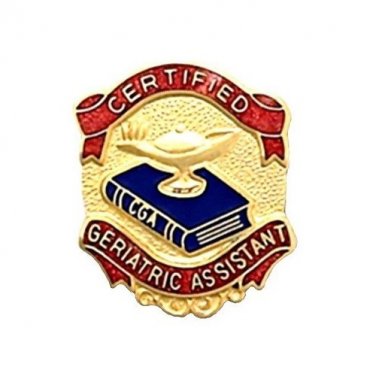 Certified Geriatric Assistant Medical Lapel Pin 951 New