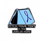 Colon Cancer Awareness Blue Ribbon Tent Land of Hope Camping Camper Sport Pin