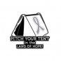 Brain Cancer Pin Awareness Gray Ribbon Tent Land of Hope Camper