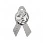 Brain Aneurysm Lapel Pin Awareness Burgundy Ribbon