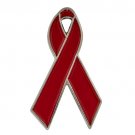 Hospice Care Lapel Pin Burgundy Awareness Ribbon New