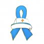 Trisomy 18 Lapel Pin Light Blue Awareness Ribbon Nurse Cap Red Cross