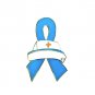 Scleroderma Awareness Nurse Cap Light Blue Ribbon Pin
