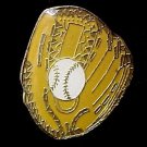 Baseball Glove Ball Mitt Lapel Cap Pin Tac Enamel New