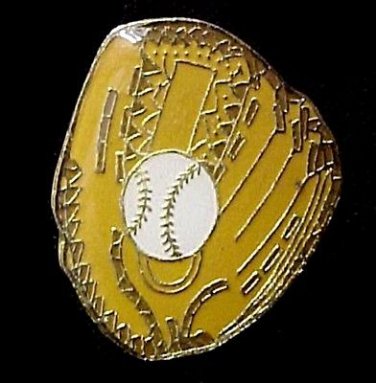 Baseball Glove Ball Mitt Lapel Cap Pin Tac Enamel New