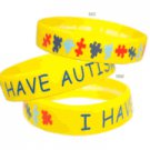 I Have Autism Bracelet (youth size) Yellow