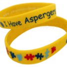 I Have Aspergers Bracelets Youth Size Yellow