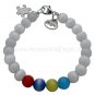 Autism Cat Eye Beads Sterling Silver Bracelet 2